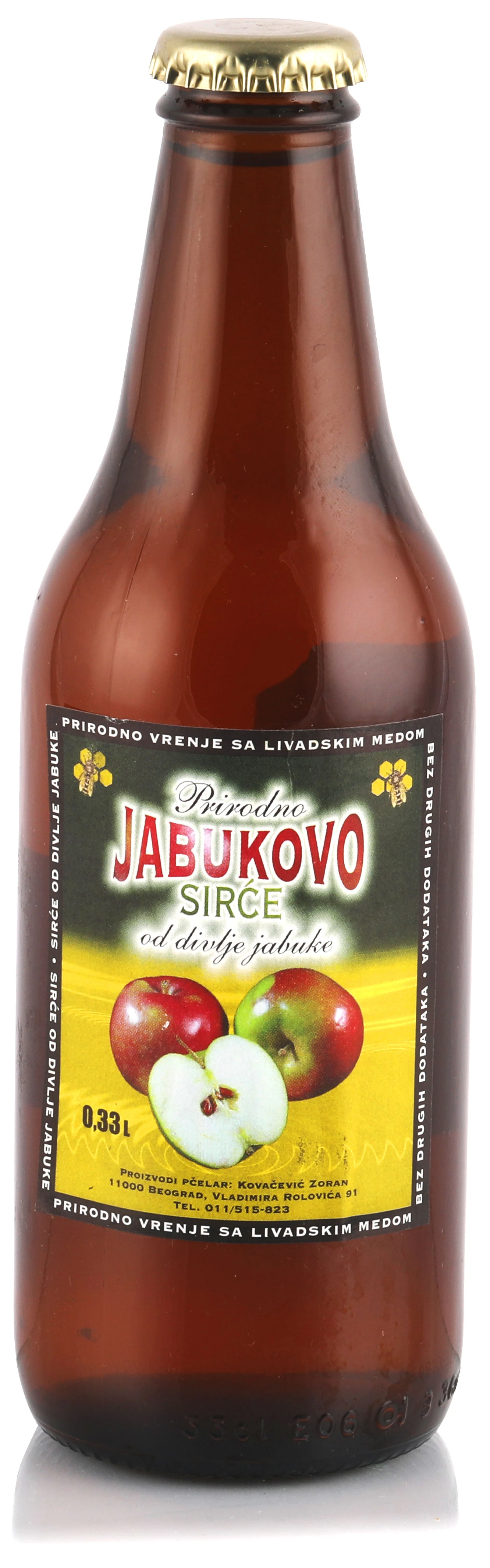 Jabukovo sirće 330 ml Pčelarska kuća Kovačević